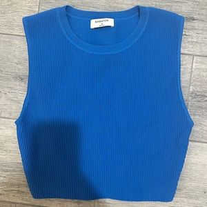 Aritzia Babaton Sculpt Knit Muscle Cropped Tank